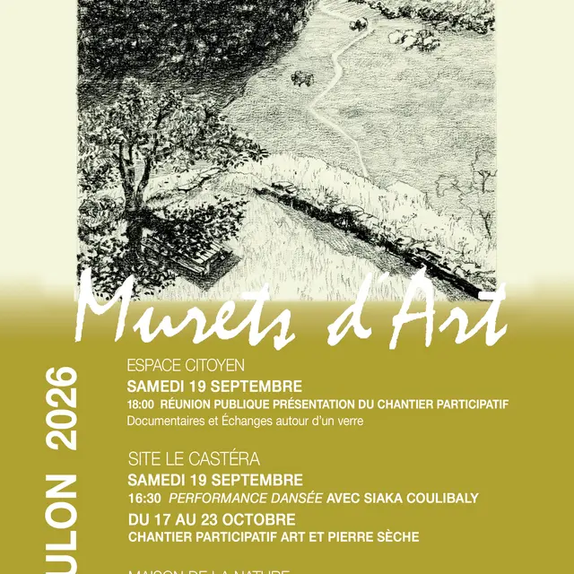 Affiche Murets d'art Aulon