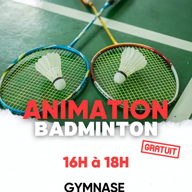 Animations sportives - BADMINTON