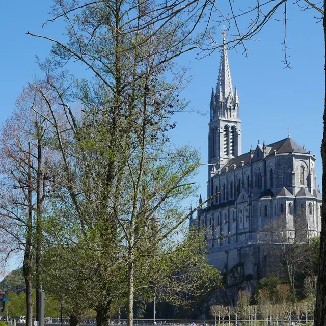 Basilique Immaculée Conception vue chapelles des lumières