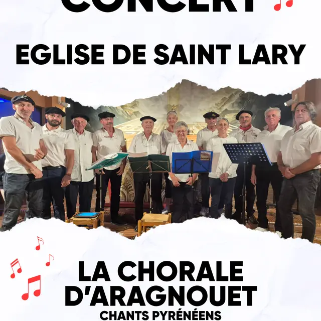 Affiches concerts 2026 église - Chorale Aragnouet