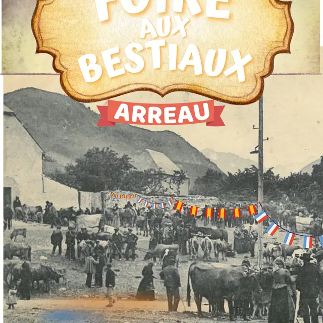la foire aux bestiaux - Foire affiche FR