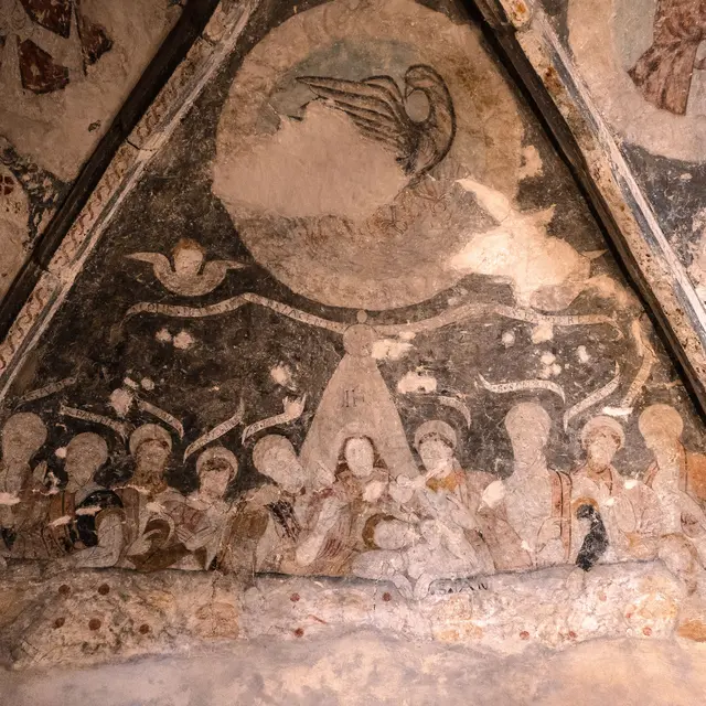 Peinture murale - église de Grailhen
