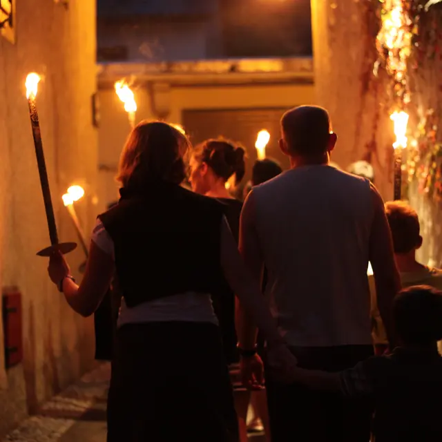 Visite nocturne aux flambeaux