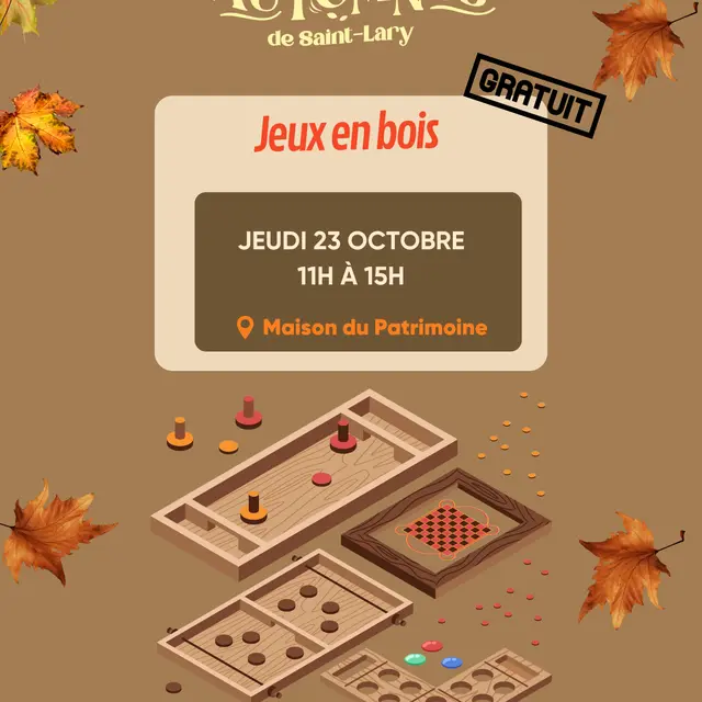 Jeux en bois -Automnes - 1