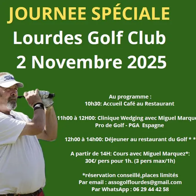 Journée golf club 2 novembre 2025