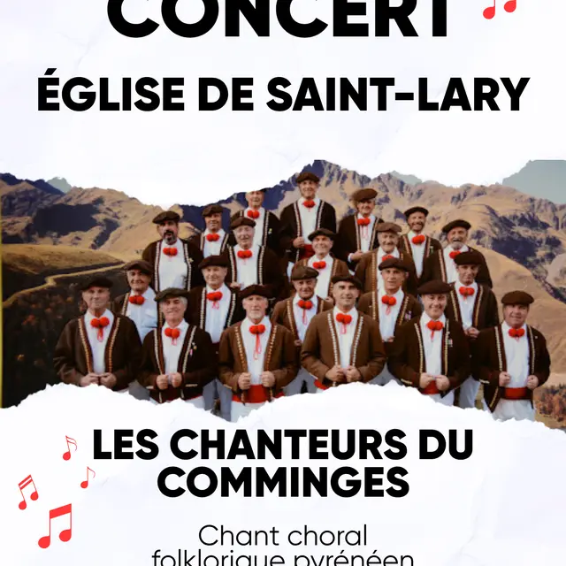 Affiches concerts 2026 église - Les chanteurs du comminge