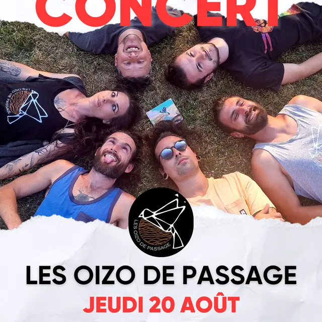 Concert - été 2026 - Affiches - Les oizos de passage