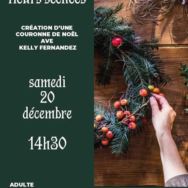 Atelier art floral à la médiathèque de Lourdes