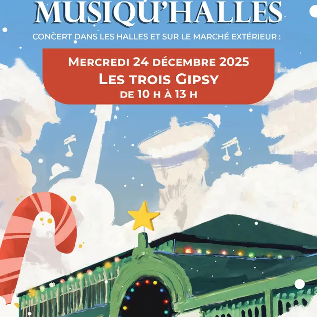 Lourdes marchés halles musiqu'halles de Noël 24 décembre 2025