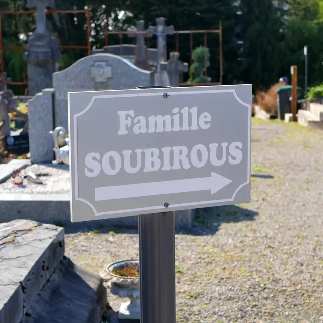 Lourdes cimetière de l'Egalité famille Soubirous