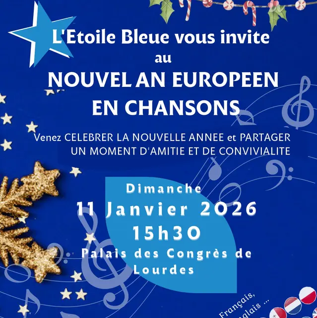 Lourdes palais des congrès Nouvel an européen 11 janvier 2026