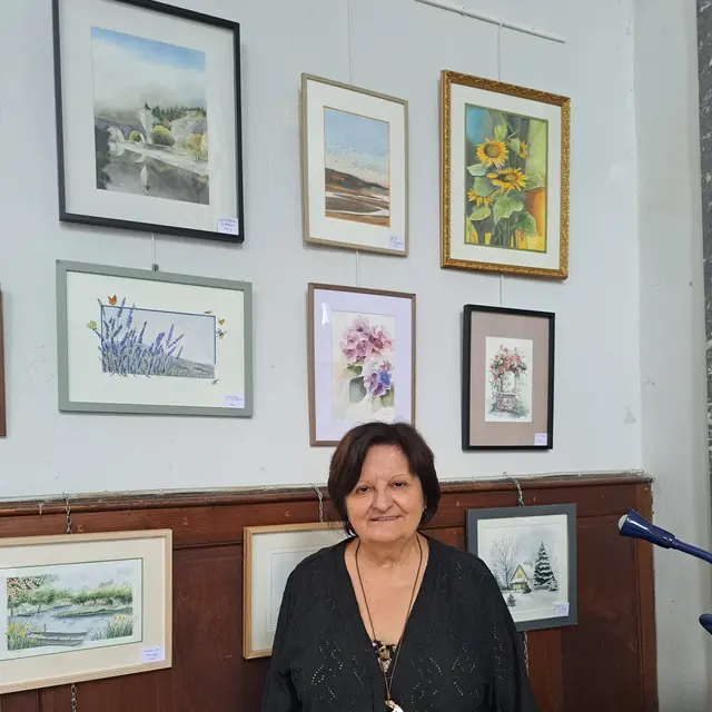 Mme Sylvette Labat Exposition Aquarelles Esparros