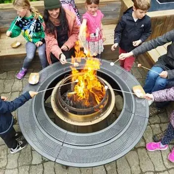 Chamallow grillés au coin du feu