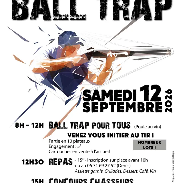 Puydarrieux affiche ball trap 2026