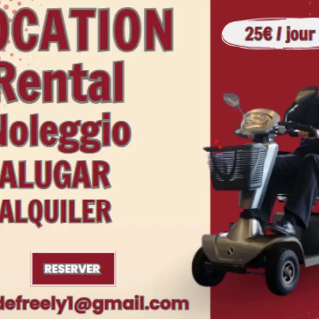 Location de scooters electriques Ride Freely 2026