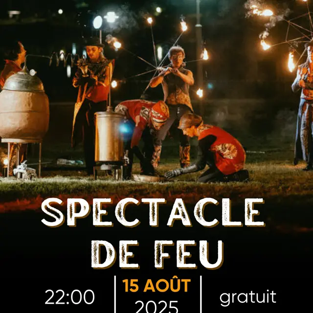 Spectacle de feu Akouma 2025 - 2