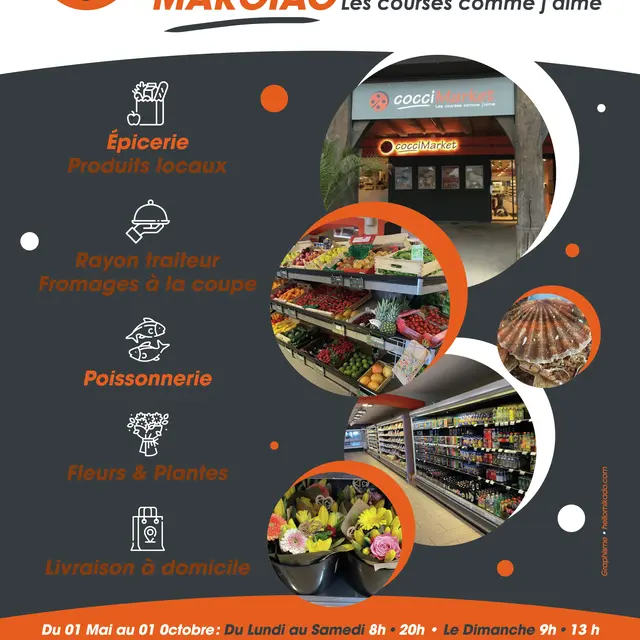 Superette Coccimarket à Marciac
