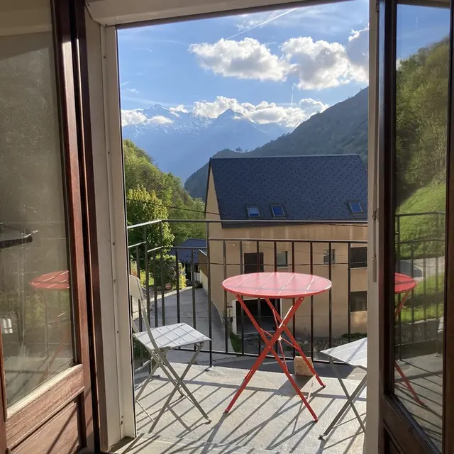 Terrasse face à l'Ardiden