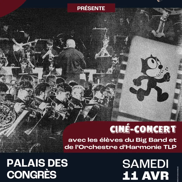 Ciné-concert avec les élèves du Big Band et de l’Orchestre d’Harmonie tlp