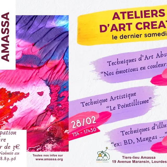Atelier art créatif le pointillisme
