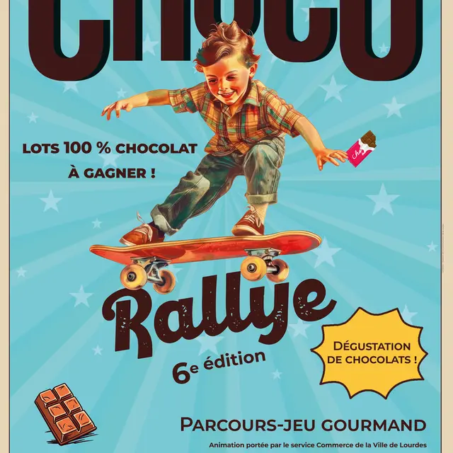 Lourdes centre-ville choco rallye 28 mars 2026