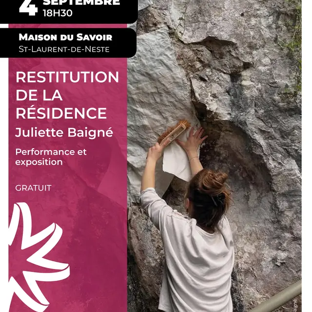 affiche sortie résidence