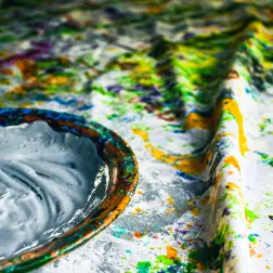 Atelier arts plastiques : Peinture sur soie