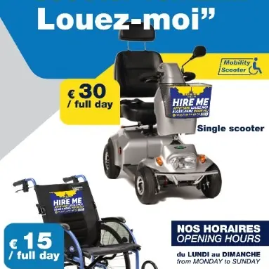 Lourdes Locations Mobilityscooter