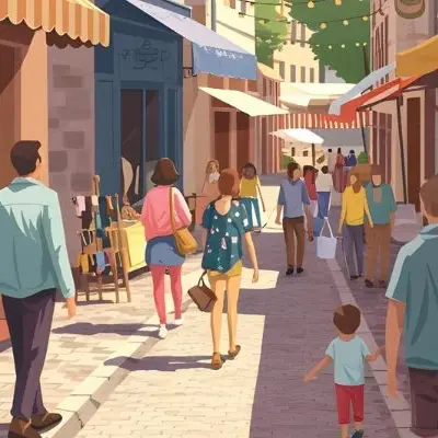 Lourdes centre ville rentrée des commerçants septembre 2025