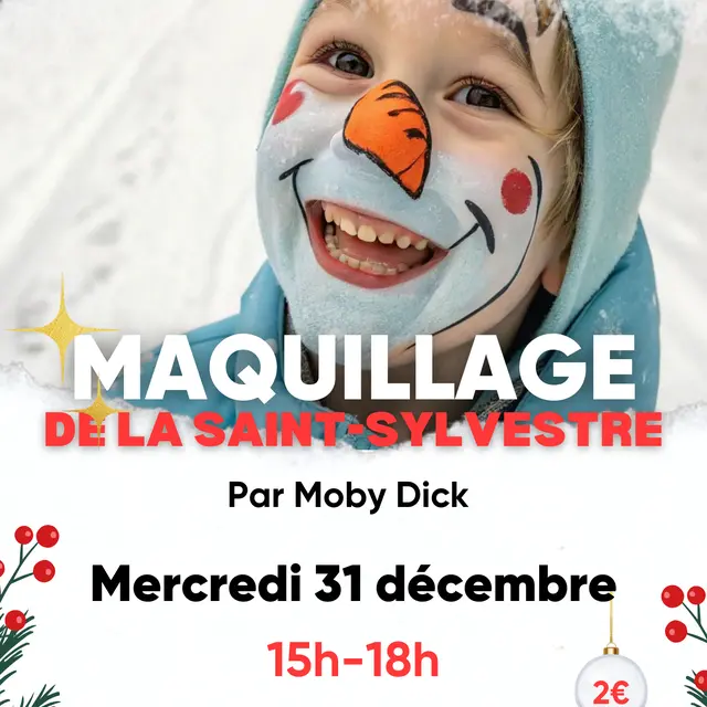 Animations HIVER - maquillage de noel