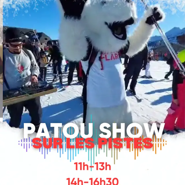 Animations HIVER - patou show sur les pistes