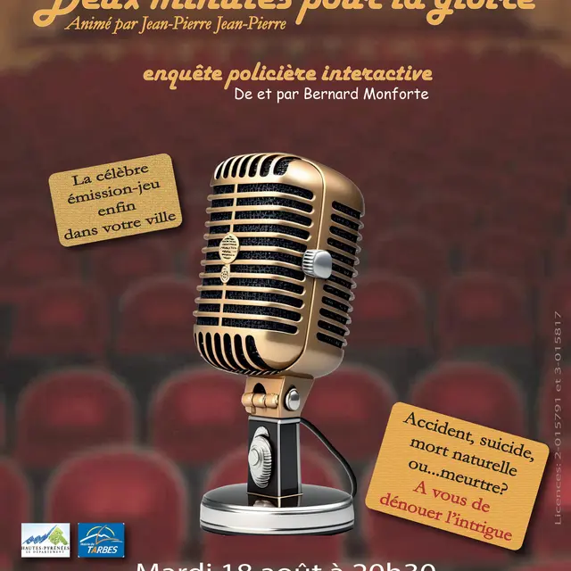 recto flyer deux minutes pour la gloire Loudenvielle
