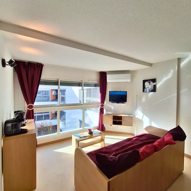 Coin salon avec convertible 2 pers