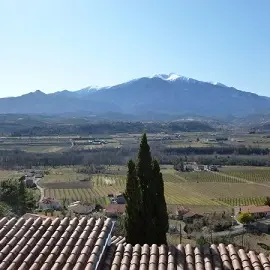 Vue sur le Canigó depuis le gîte