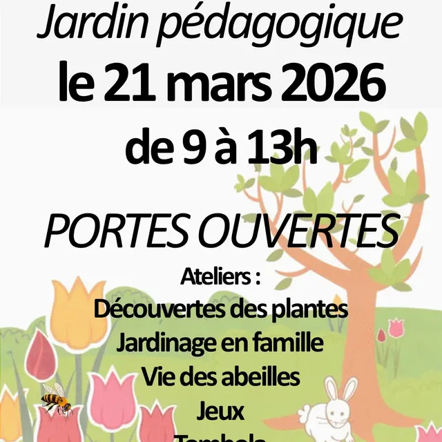 2026 03 21 affiche  portes ouvertes jardin