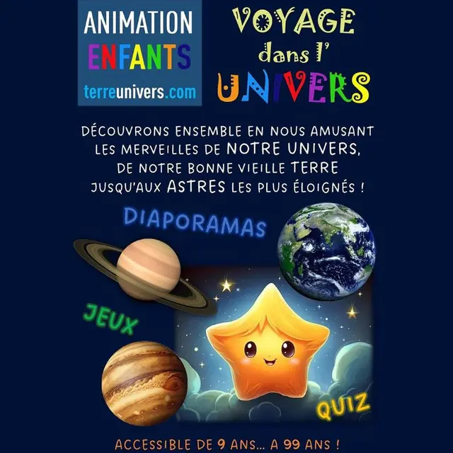 voyage dans l'univers
