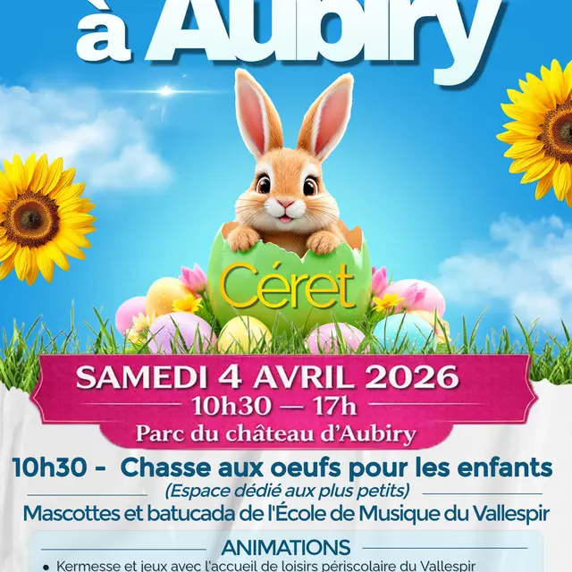Paques à Aubiry 2026