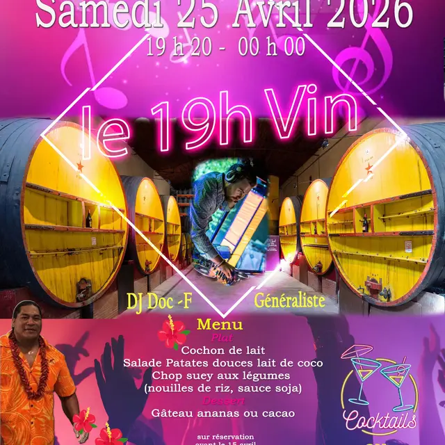 AFFICHE SOIREE 25 AVRIL 2026 CAVE L'ETOILE
