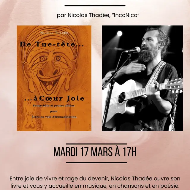 Affiche IncoNico spectacle poétique - 1