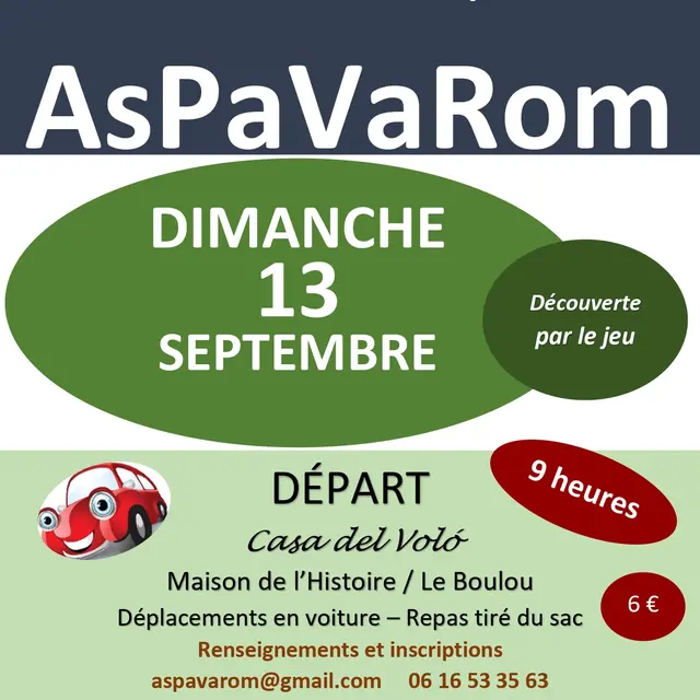 Affiche RALLYE ASPAVAROM 2026