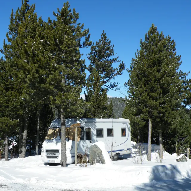 Aire camping car camping La Devèze