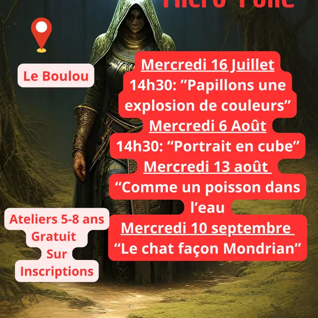 Animations Avril 2024 - Animation Juillet 2024