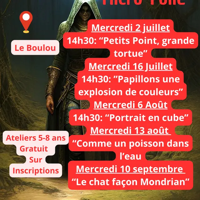 Animations Avril 2024 - Animation Juillet 2024