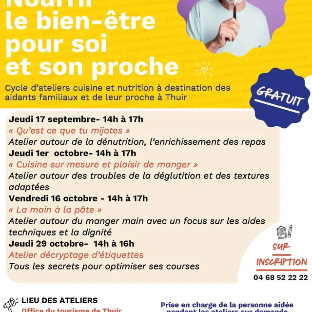 Aspres thuir atelier cuisine et nutrition