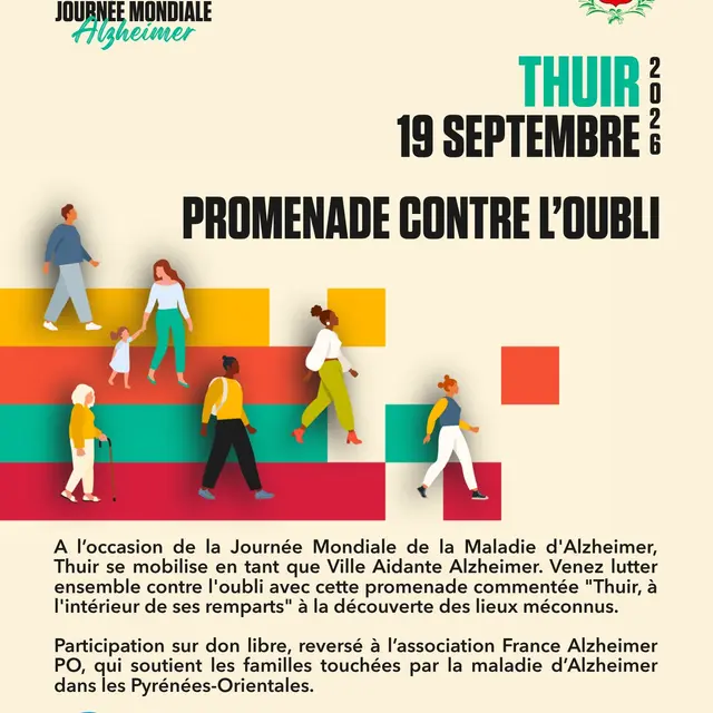 Aspres thuir promenade contre l'oulblie
