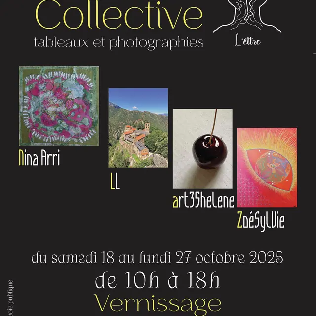 Association L'Ettre affiche expo salle manolo Ceret octobre 2025