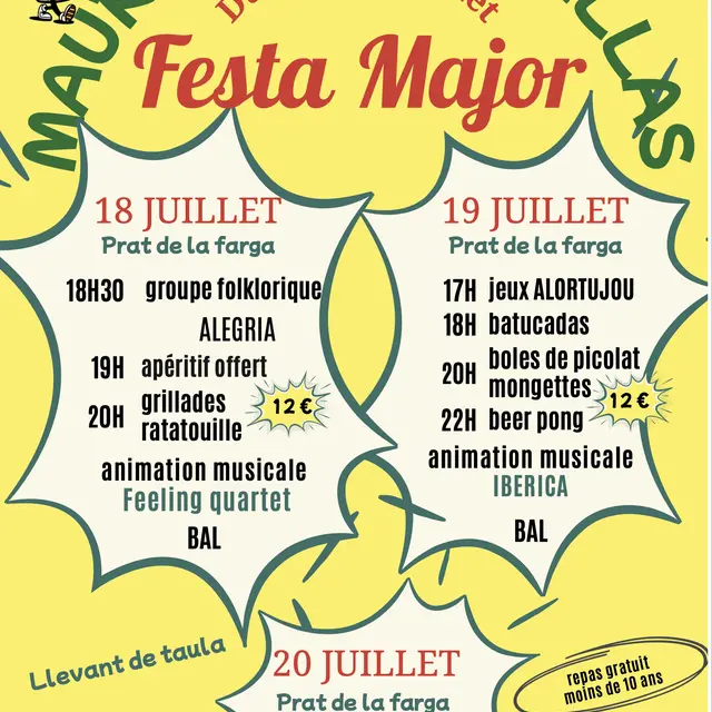 Festa major comité aniamtion maureillas