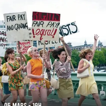 Rivesaltes - Diner cinéma Rombeau - We want sex equality