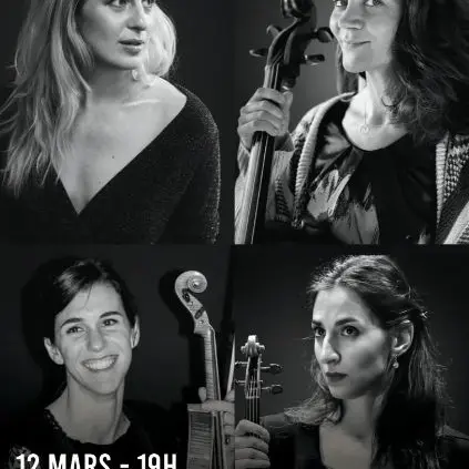 Rivesaltes - Diner musical Rombeau - Quatuor Duelles