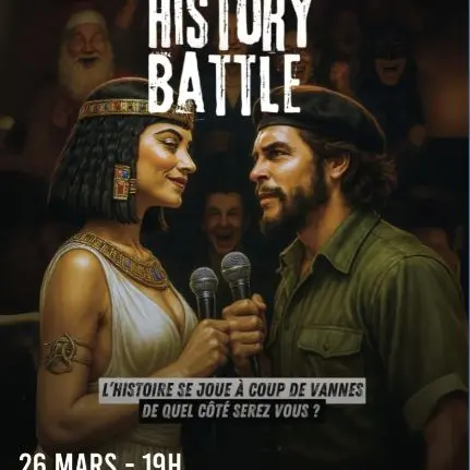 Rivesaltes - Diner stand-up Rombeau - History Battle
